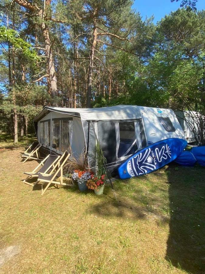 Przyczepa Abordaz Na Campingu Kormoran 호텔 헬 외부 사진
